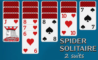 Spider Solitaire 2 bộ đồ